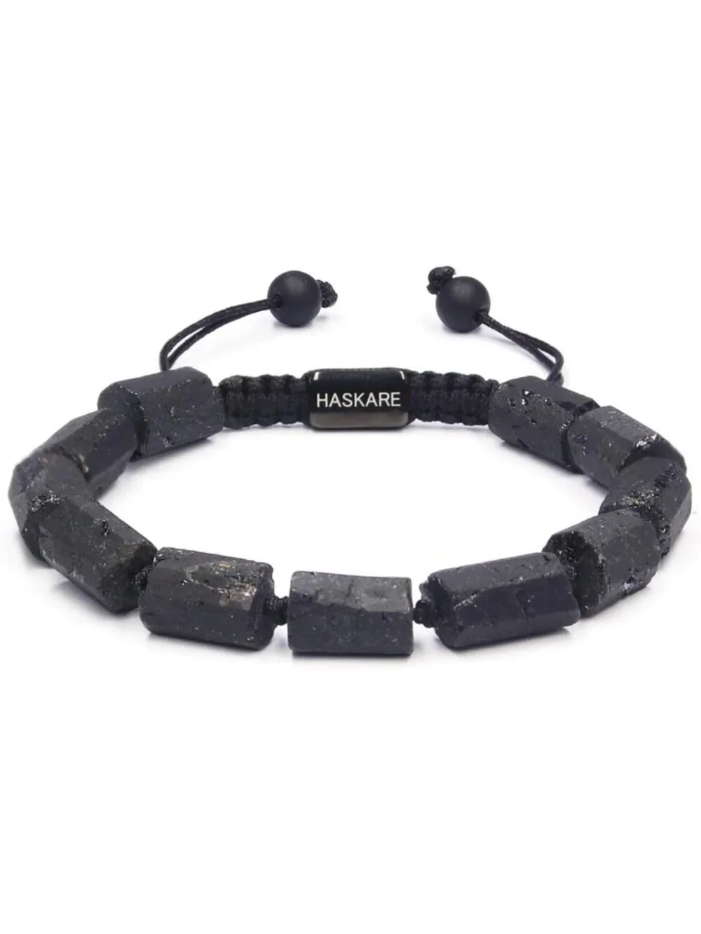Natural Stone Tourmaline Crystal Bracelet for Men | Energy Healing & Protection
